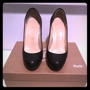Christian Lounoutin black 120 heel size 6